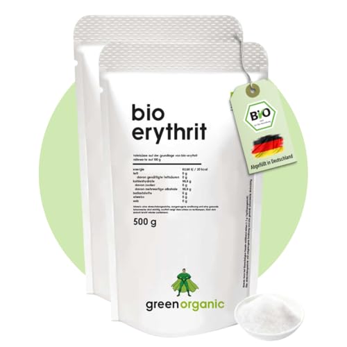 BIO PREMIUM ERYTHRIT - lower-Carb, Zucker-Alternative, kalorienarm, Superfood, light, ohne Zusatz, zahn-freundlich - 1000 g BIO PREMIUM ERYTHRIT - lower-Carb, Zucker-Alternative, kalorienarm, Superfood, light, ohne Zusatz, zahn-freundlich - 1000 g