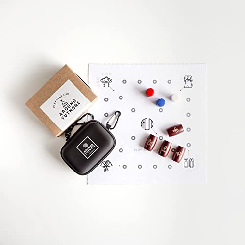 Korean Traditional Board Games For Family, Adults, Party, Camping Strategy Wood Stick Games Small Mini Handy Yut Sticks With Portable Hard Case #TOP28