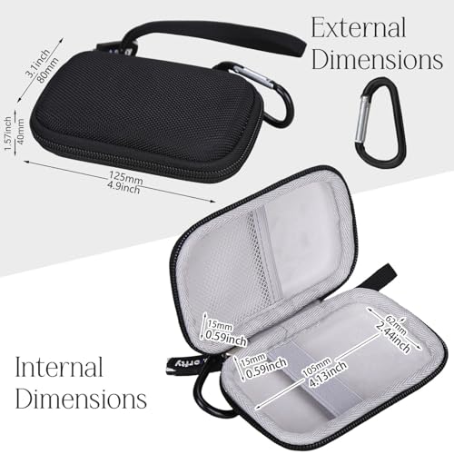 Image of Carrying Case for HiFi Walker H2 / SnowSky /FiiO Echo MINI /Surfans F20 / MECHEN M30 HiFi MP3 Music Player(Case Only) (Black)