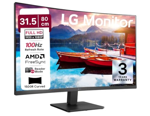 LG 32MR50C 31.5 Inch Curved FHD Monitor