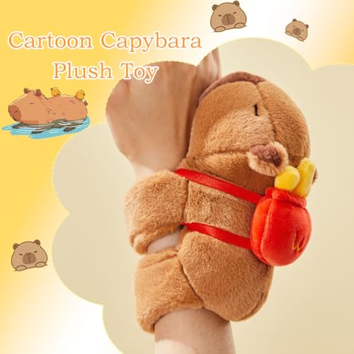 Image of Capybara Plush Toy, Soft Stuffed Animal, Cute Capybara Gifts for Girls and Boys, Perfect for Birthday Presents and Home Decor (25cm)
