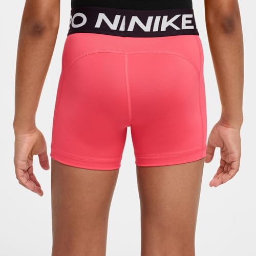 Nike Girls' Pro Shorts (Little Big Kid), Aster Pink/White3