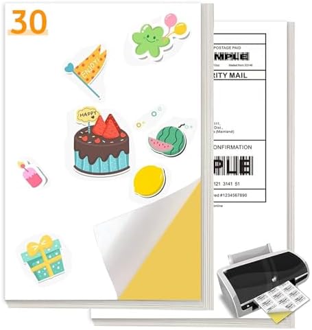 10 A4 Premium HOLOGRAPHISCH Selbstklebend LASER Bedruckbar PP Film