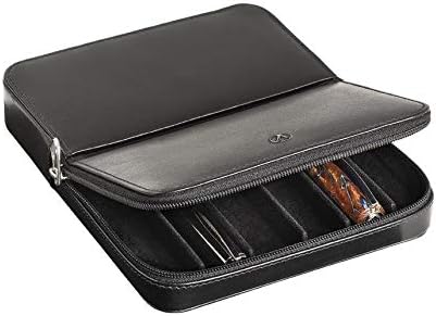 Visconti Dreamtouch Leather Black Six Pen Case
