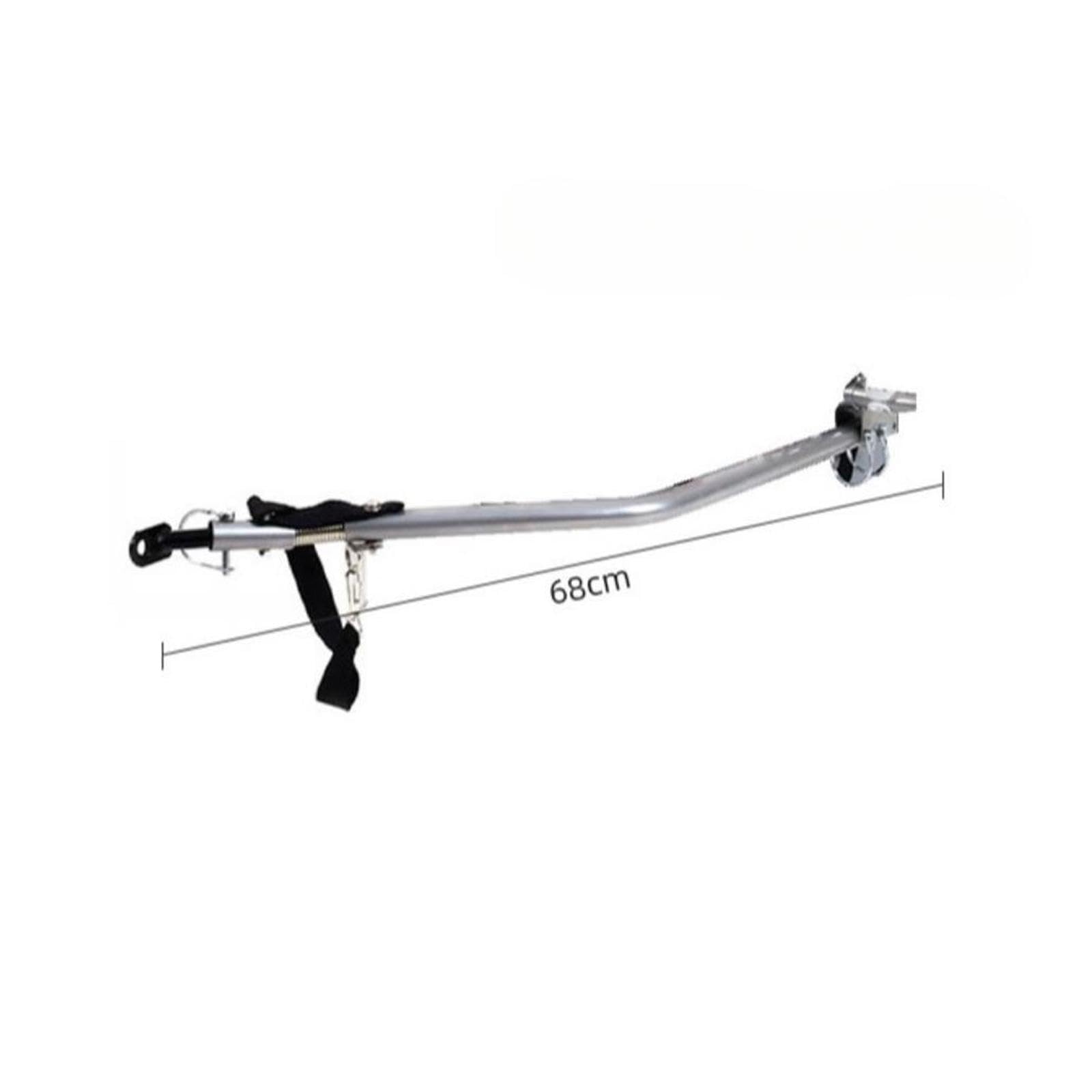 Bike Rack Hitch Bike Trailer Connector Foldable Tow Bar Aluminum