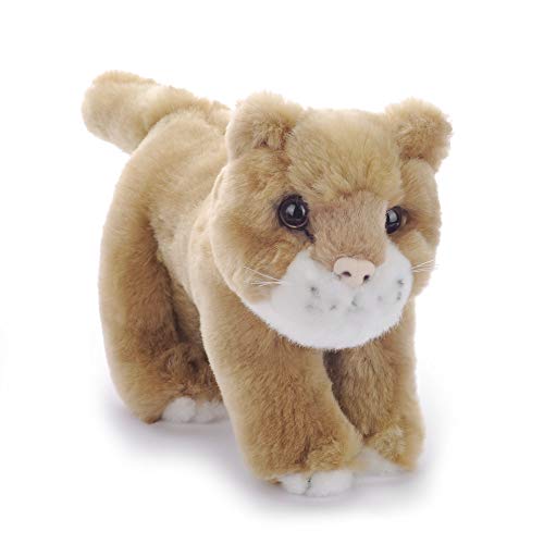 Lazada Plush Lion Realistic Muñeco de Peluche de pie Leona Marrón Claro 5.5 "?14cm? 