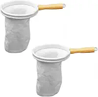 Kit 2 Coador de Pano Malha Filtro de Café Grande – 100% Algodão, Reutilizável, Sustentável e Econômico – Extração Total de Sabor e Aroma