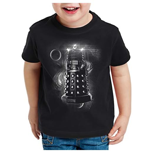 style3 Exterminate T-shirt för barn tidsresa serie polis nödsamtal