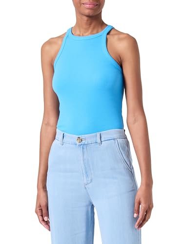 VERO MODA Vmchloe JRS Noos Débardeur Court Top, Bleu Ciel, L Femme VERO MODA Vmchloe JRS Noos Débardeur Court Top, Bleu Ciel, L Femme