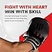 Hawk Sports Boxing Mitts Curved Punching Mitts with EVA Foam Padding, Heavy Duty Leather Focus Mitts for Boxing & MMA Training, Ultra Comfy, Light, & Durable Ambidextrous Punching Pads - All-Black