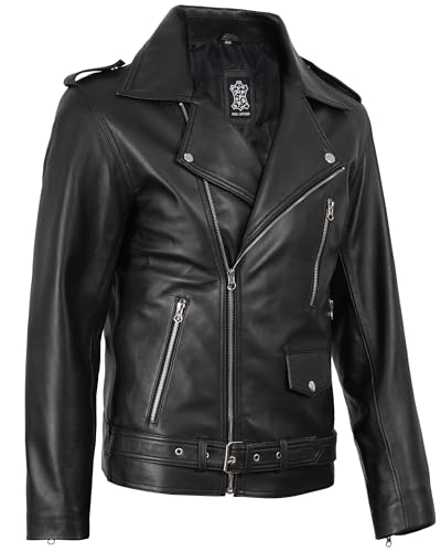 Image of Blingsoul Leather Jacket Men, Black and Brown Leather Jackets For Men