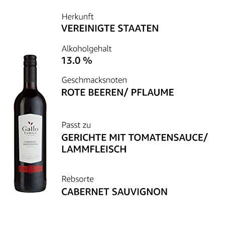 Gallo Family Vineyards Cabernet Sauvignon Halbtrocken (6 x 0.75l)