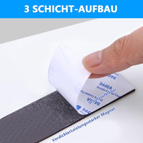 ErShiPing 100 Stück Klebepads Doppelseitig Extra Stark, Doppelseitiges Klebeband Extra Stark, Schaumstoff Klebepads Wasserfest, Selbstklebendes Klebeband Montagepads für Zuhause Büro Auto Schule
