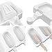 2 pieces ice cream mold popsicle mold, silicone simple cream ice cream mold cake mold homemade popsicle, with wooden stick, suitable for DIY ice cream