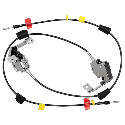 Image of HiSport 6L3Z-18264A27-A Door Latch Cable Rear Left and Right - Compatible with 1997-2004 Ford F250 F150 Heritage Extended Cab Pickup 1997 1998 1999 2000 2001 2002 2003 2004 - Replace 6L3Z-18264A26-A