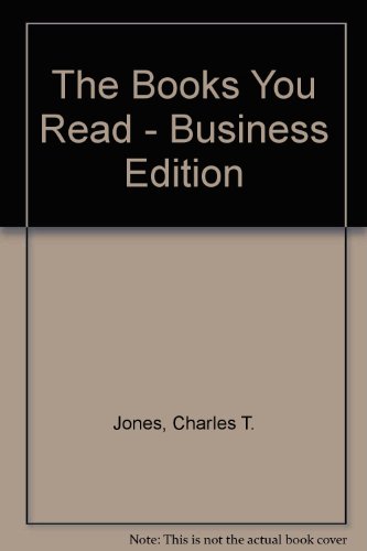The Books You Read - Business Edition B001EC0RRO Book Cover