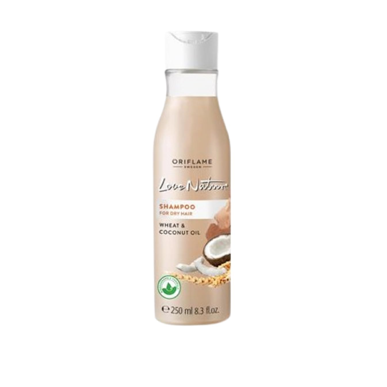 Love Nature Shampoo for Dry Hair with Wheat and Coconut Oil, 250 ml(BOOM)