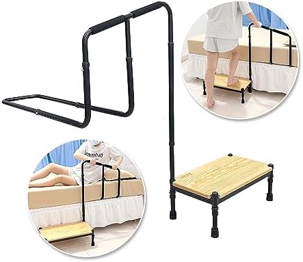 Amazon.com: Zelen Medical Step Stool Bed Rails for Elderly Bed Steps ...