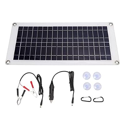 Flexible Solar Panel Lightweight Thin Portable 10W with Dual USB Output for Car Home Camping Boat