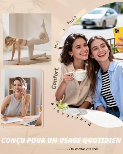 Gladbecke Culotte Femme Bambou, Doux comme de La Soie Couleurs Profondes, L – vue 7