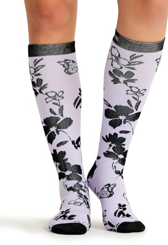 Chaussettes de soutien contre les jambes lourdes Cherokee Lavande Garden