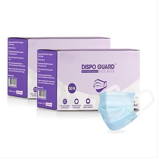 B eight Dispo Guard 3 Ply Disposable Mask With Softest Non-Woven Fabric | Comfortable Daily Use Mask ||-image-24