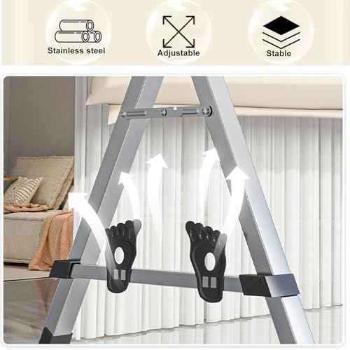 Séchoir à linge pliable pour balcon et intérieur modulable - 3