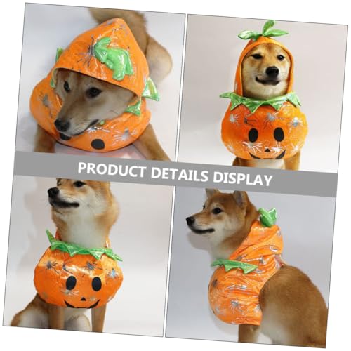 Disfraz de Calabaza para Perros y Gatos, Talla Pequeña miniatura 3