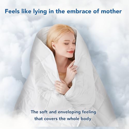 Topcee Weighted Blanket (25lbs 88"x104" Cal King Size) Soft Cooling Heavy Blanket Sleeping, Apply to 240-260 lbs Body, Thick Breathable Blanket with Glass Bead, Easy Care