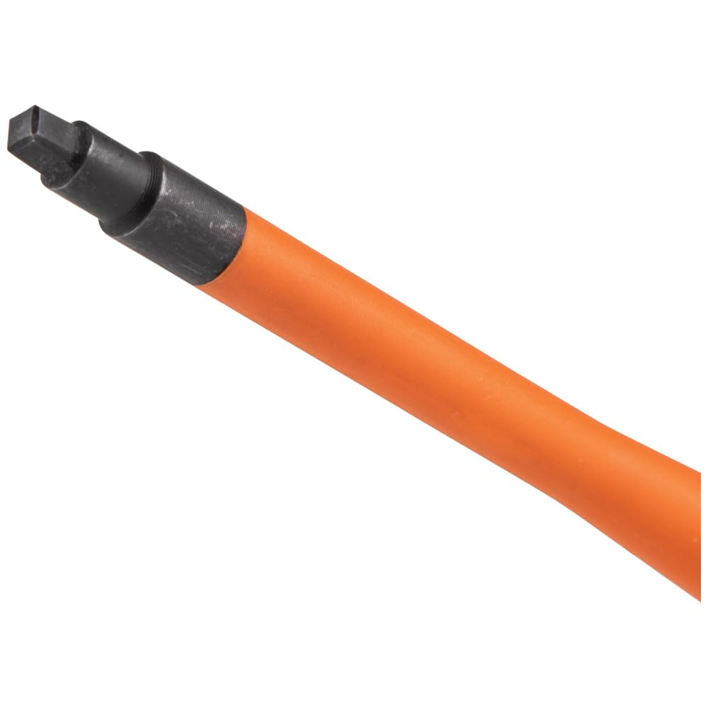 Klein Tools 33734INS - Juego de destornilladores aislados de punta delgada de 1000 V, Phillips, gabinete, punta delgada cuadrada, mango de agarre acolchado, 4 piezas