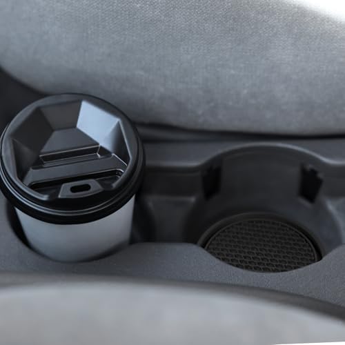 Portavasos para coche HARFINGTON en PVC negro miniatura 7