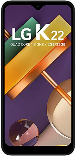 Smartphone LG K22 , 2GB/32GB, Tela de 6, Câmera Dupla 13Mp+2Mp, Selfie de 5Mp, Processador Qualcomm