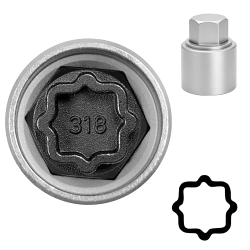 Image of 318 Wheel Locking Nut Key for Mercedes Benz, Lug Nut Removal Tool