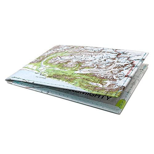 mighty wallet Stitched Dynomighty Tyvek Billfold - Alaskan map, Explorer Map3