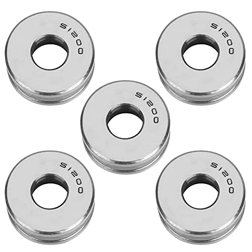 ANKROYU 5 PCS 51200 Thrust Ball Bearings, Accurate Plane Axial Ball Thrust Bearing Set, Low Noise Thrust Bearing Replacement, Industrial Hardware Accessory