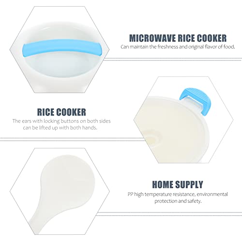 Yardwe Panela de arroz para micro-ondas: Panela de arroz para forno e arroz, utensílios para cozinha