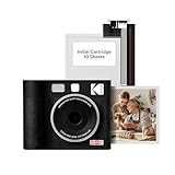 Picture of KODAK Mini Shot 4 ERA 4PASS 2-in-1 Instant Camera and Photo Printer (4x4) (Black, Camera + 10 Sheets)