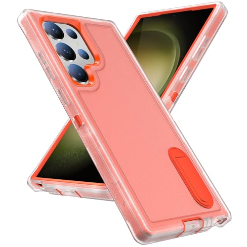 Coque Samsung S26 Ultra antichoc silicone PC étui transparent orange IMEIKONST
