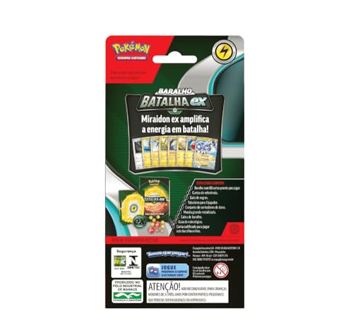 Deck De Batalha Pokémon TCG Ex Miraidon, Cor: Estampado - Copag