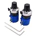 2 Sets 10K Ohm 3590S Potentiometer 10 Turn Counting Dial Rotary Knob