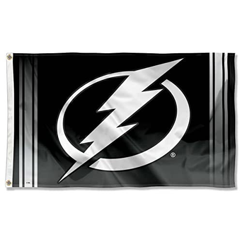 Drapeau Tampa Bay Lightning WinCraft Blackout 3x5 Feet pour supporter de hockey NHL