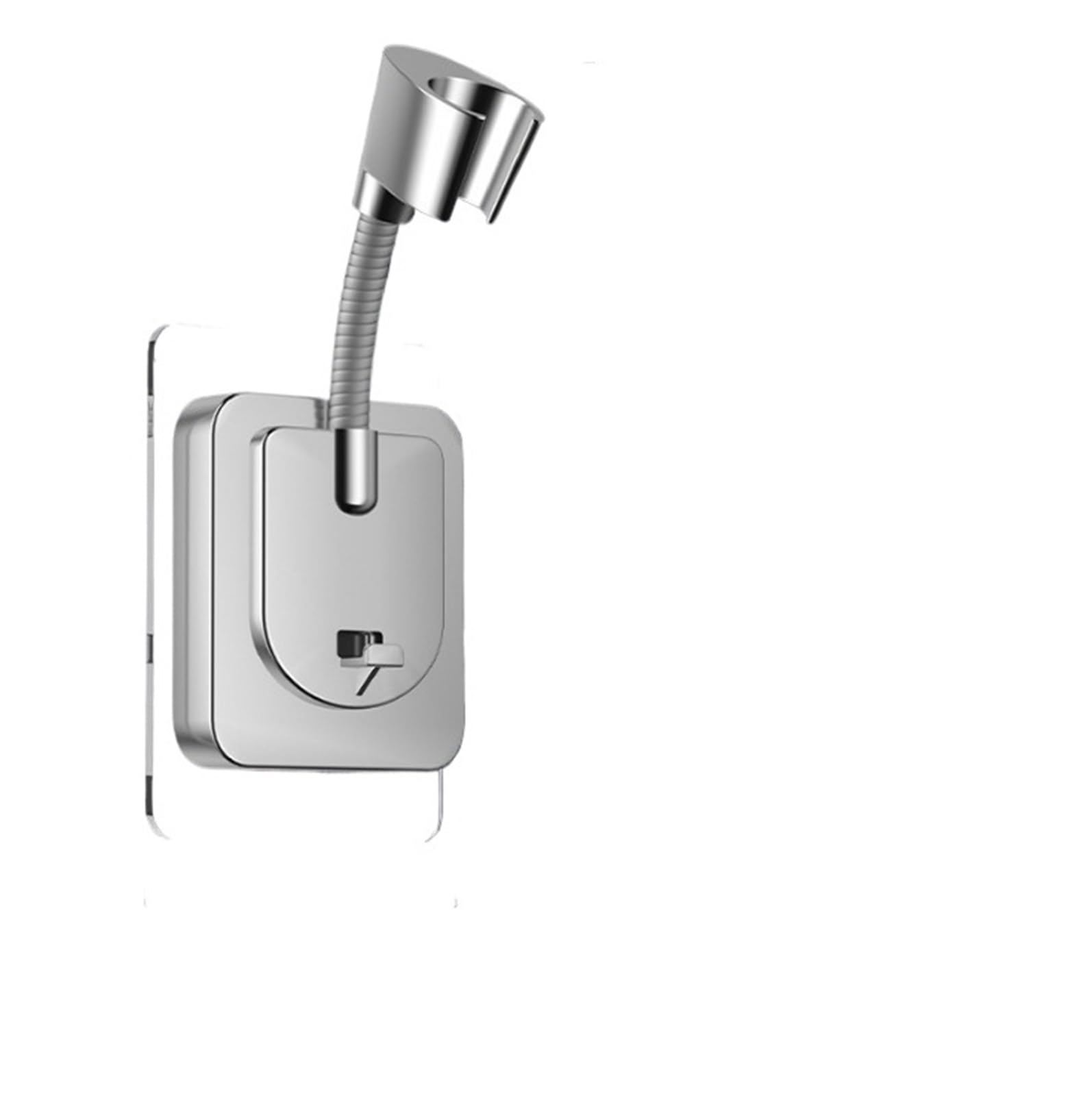 1pcs Rotatable Suction Shower Head Bracket(Sliver)