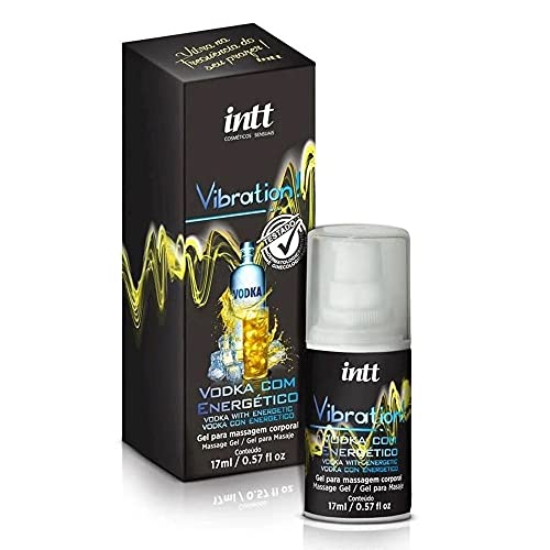 INTT COSMÉTICOS VIBRATION - Gel Excitante Unissex Beijável Que Vibra Pulsa E Esquenta 17 mL Sabor: V