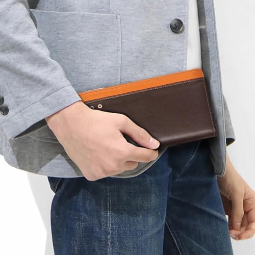 Genuine Leather Elegant Durable Vintage Long Wallet for Men Card Holder Phone Bag2