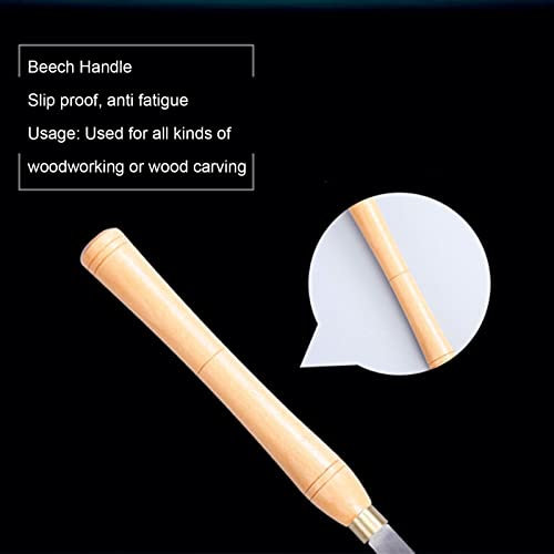 Herramienta profesional para torno de madera con mango ergonómico miniatura 2
