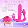 ZWFUN Butterfly Vibrator Vibration für Frauen mit 10 Vibrationsmodi und 3 Teleskopmodi Fernbedienung 3 in 1 G-Punkt Vibrator für sie leise Klitoris Stimulator Sex spielzeug für Frauen Paare Extrem Sex #1