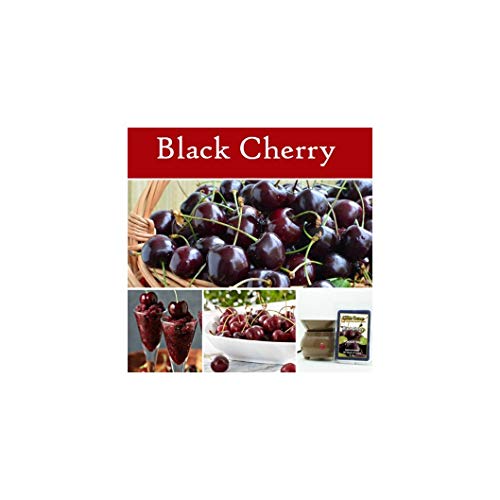 The Candle Cottage WM108 Large Wax Melts - Black Cherry - Highly-Scented Soy Candle, Made in USA, Lead-Free Wick, 5 oz