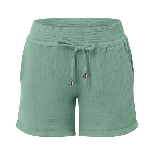 Bermudas de mujer de verano con bolsillos prácticos y cordón ajustable 3