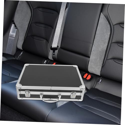 Vaguelly Aluminum Alloy Briefcase Portable Hard Case for Tools and Documents Shockproof Design Capacity Storage for Professionals and Enthusiasts 6