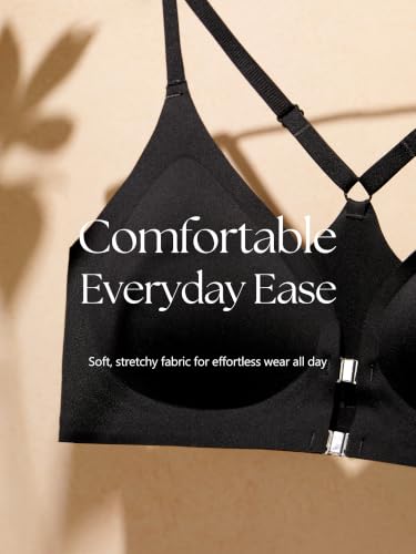 Image of Racerback Jelly Bras with Metal Magnetic Front Closure - S-XL
